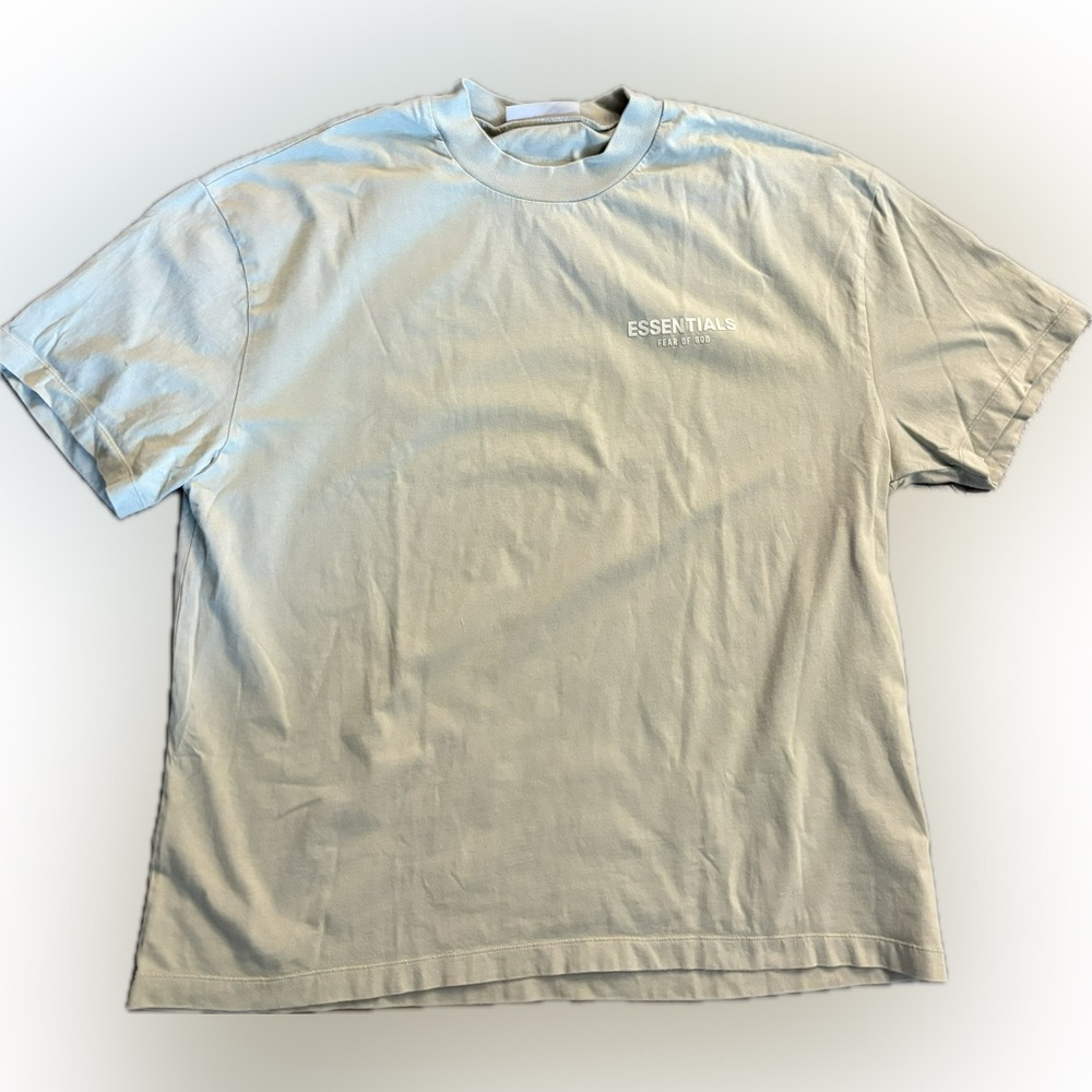 Essentials Men's Light Green Short Sleeve Tee